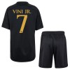 Maglia ufficiale Real Madrid Vini Jr. 7 Alternativa 2023-24 per Bambino